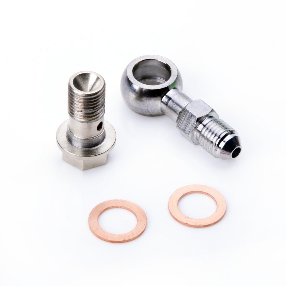 TRITDT Fits Mitsubishi EVO 1~10 4G63T 4B11T Oil Feed Banjo Bolt Kit M12x1.25mm