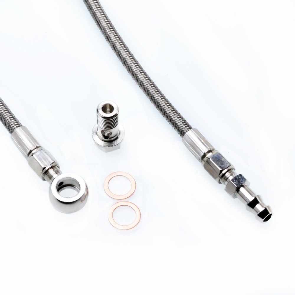 TRITDT Fits 88~93 SAAB 900 900 16V w/ Stock TE05-12B Turbo Water Line Kit