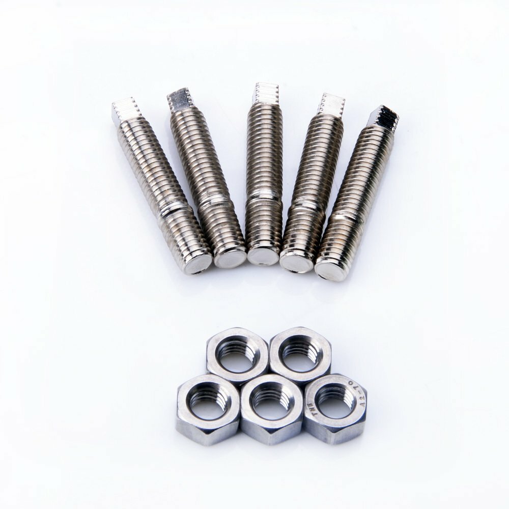 TRITDT Fits Garrett GT25 GT28 T28 Turbo Stud Kit M8x1.25mm Stainless w/ Nut