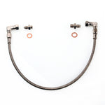 TRITDT Fits NISSAN RB26DET GT-R w/ Garrett GT30R GT3582R BB Oil Feed Line Kit