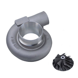 TRITDT Turbo 3" Non Anti Surge Compressor Housing w/ Wheel 7+7 For Garrett 60-1