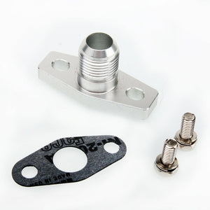 TRITDT Turbo Oil Return Flange Kit -8AN Fit Mitsubishi TD03 TD04 TD05 TD06