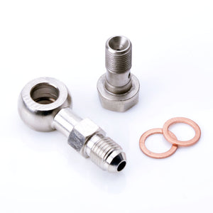 TRITDT Turbo Oil Banjo Bolt Kit M10x1.0mm to 4AN w/ 1.5mm Restrictor for TD025L