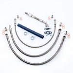 TRITDT Fits Nissan RB25DET RB30 w/ GT3076R GT3582R GT3540 Oil and Water Line Kit