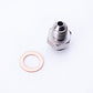Fits GT25R GT28R GT30R GT35R T04Z Oil Feed Adapter Kit 7/16"-24 1mm Restrictor