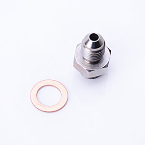 Fits GT25R GT28R GT30R GT35R T04Z Oil Feed Adapter Kit 7/16"-24 1mm Restrictor