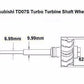 TRITDT Turbo Turbine Wheel For Mitsubishi / FUSO 6D16T 6D15T 6D14T TD07S 25A 25G