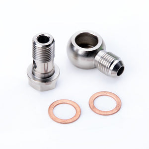TRITDT Turbo Water Banjo Bolt Kit M14x1.5mm to 6AN for Garrett GT28R GT28R GT30R