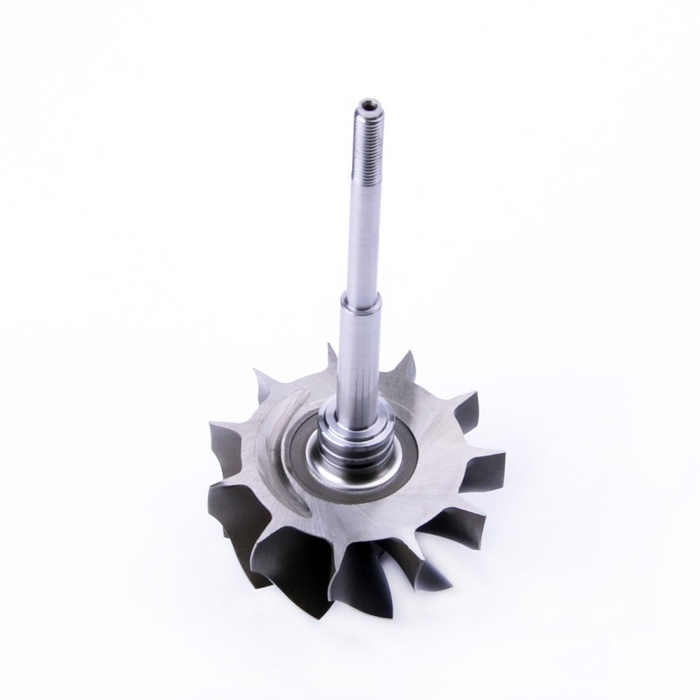 TRITDT Turbine wheel Shaft For Mitsubishi TD06H TD06H4 11 Blade / Inconel718