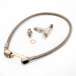TRITDT for Garrett 7/16"-24 GT28R GT30R Ball Bearing Oil Feed Line Kit M11x1.0mm
