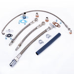 TRITDT Fits TOYOTA 1JZ/2JZ-GTE GT3788R GT4088R GT4094R BB Oil and Water Line Kit