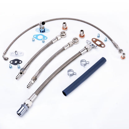 TRITDT Fits TOYOTA 1JZ/2JZ-GTE GT3788R GT4088R GT4094R BB Oil and Water Line Kit