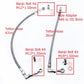 TRITDT Turbo (Customized) Water Line Kit for VOLVO 850 S70 T5 TD04HL