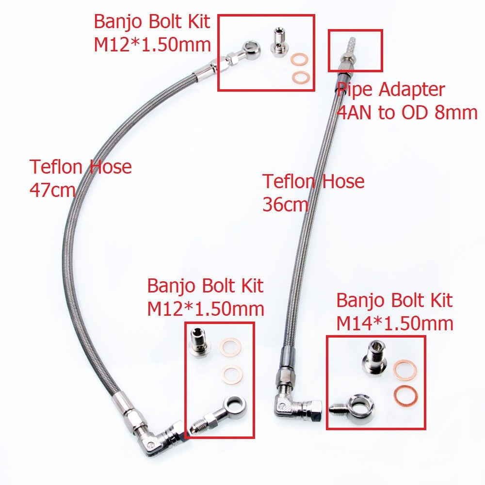 TRITDT Turbo (Customized) Water Line Kit for VOLVO 850 S70 T5 TD04HL