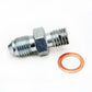 TRITDT Fits IHI VF36 VF42 Oil Feed Adapter Kit M10x1.5mm to 4AN w/ 1.0mm Hole