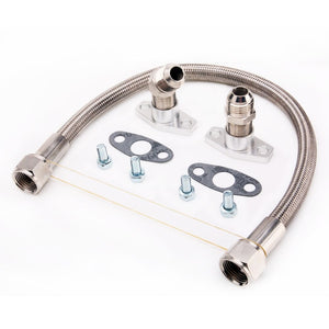 TRITDT Turbo Oil Return Line for Mitsubishi Lancer EVO 4-9 w/ Stock TD05HR Turbo