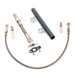 Fits RB20DET RB25DET w/ TRUST TD06-20G Oil Feed & Return Line Kit Top Mount