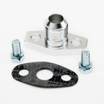TRITDT Fits Garrett GT28 GT30 GT35 Ball Bearing Turbo Oil Return Flange Kit 10AN