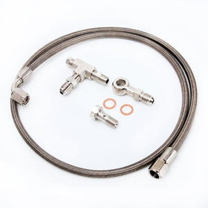 TRITDT Fits TD04 TD05 TD06 Turbo Oil Feed Line Kit M10x1.25mm 100cm
