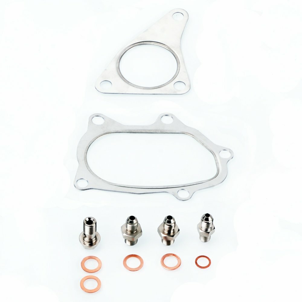 TRITDT Fits SUBARU EJ25 08~ WRX Forester VF40 VF46 Turbo Install Kit Teflon Hose