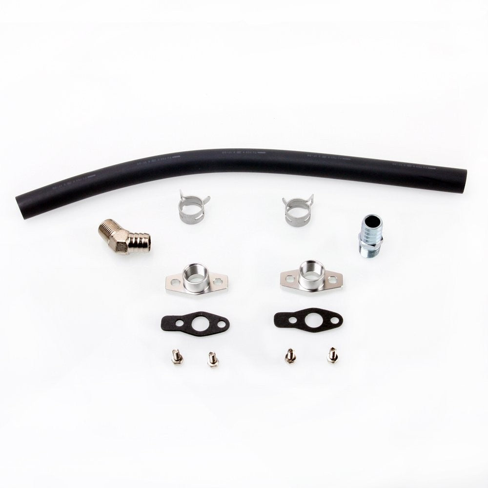 TRITDT Universal DIY Turbo Oil Return Pipe Kit for IHI RHF5 RHF5H RHF55 NBR Hose