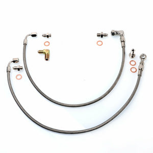TRITDT Oil Feed Line Kit for 300ZX Z32 w/ Stock Twin Garett T25 Journal Bearing