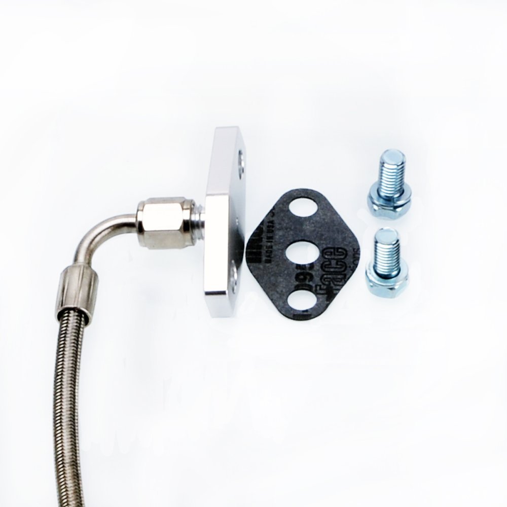 TRITDT Fits RB20DET RB25DET w/ Garrett T04B T04E Oil & Water Line Kit 18mm