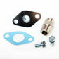 TRITDT Turbo Oil Return Flange Kit 10AN to Straight for TOYOTA 1JZ-GTE 2JZ-GTE