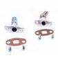 TRITDT Fits Garrett T3 T4 T04E Turbo Oil and Water Line Kit M18x1.5mm Water Hole