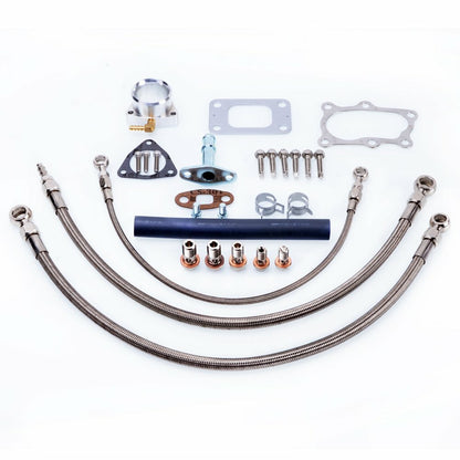 TRITDT Turbo Oil & Water Line Kit for Nissan RB20DET Skyline Stock T3