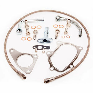 TRITDT Turbo Install Kit 40" Hose for SUBARU WRX STI TD04 Turbo