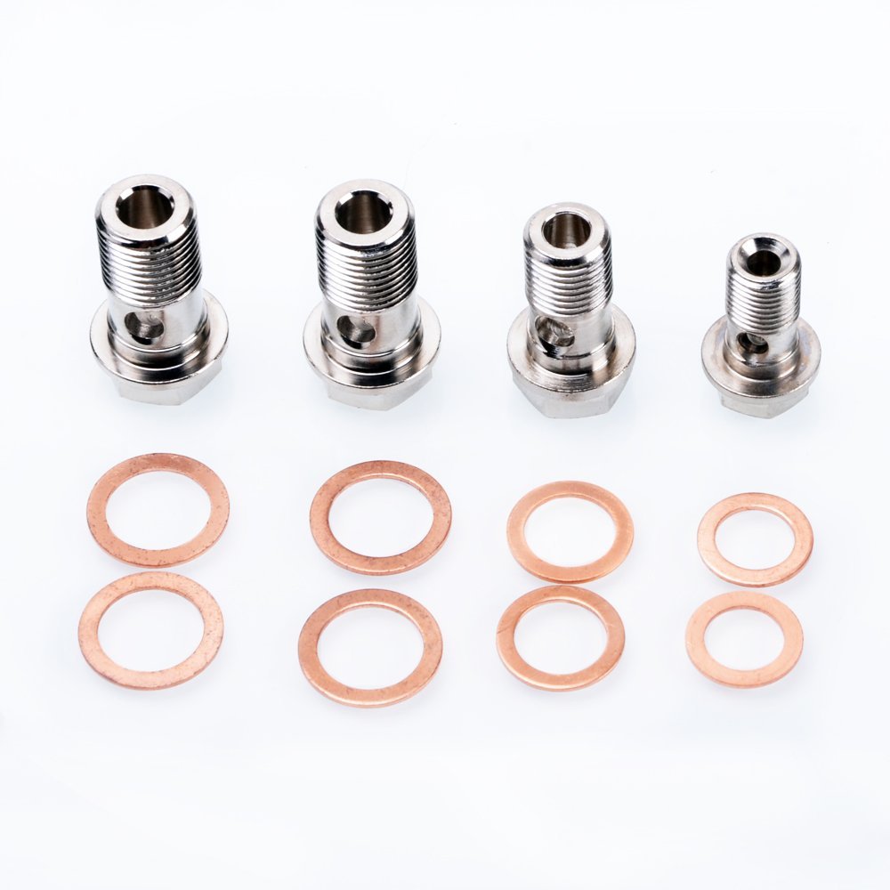 TRITDT Fits RB20DET RB25DET w/ Garrett T3 Oil and Water Line Kit 16mm Water bolt