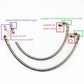TRITDT Fits NISSAN Skyline RB20DET Stock Turbo Water Line Kit 6AN M16x1.5mm