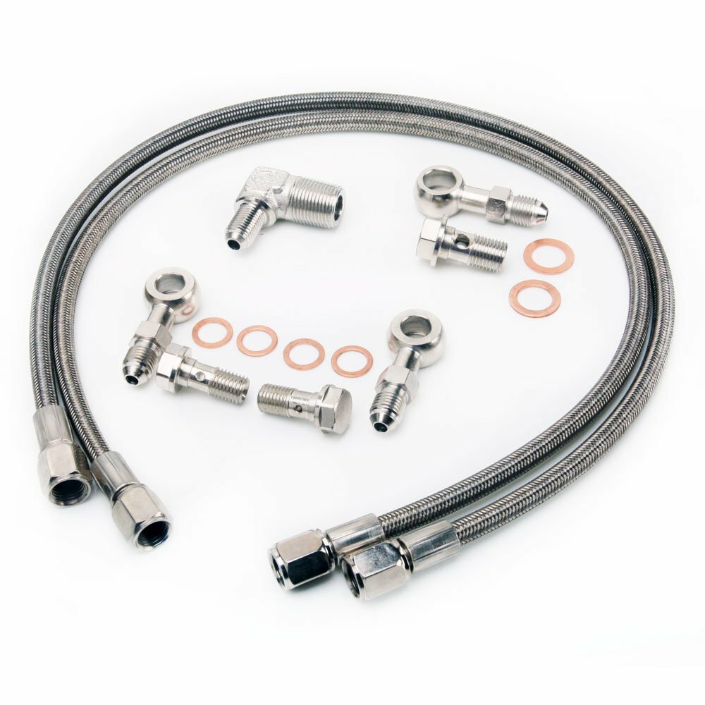 TRITDT Fits 300ZX w/ TRUST TD04H 15G / T518Z TD05H-18G Turbo Oil Feed Line Kit