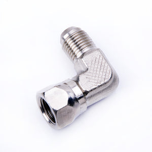 TRITDT 90Deg 6AN Female Swivel to 6AN Male Turbo Adapter