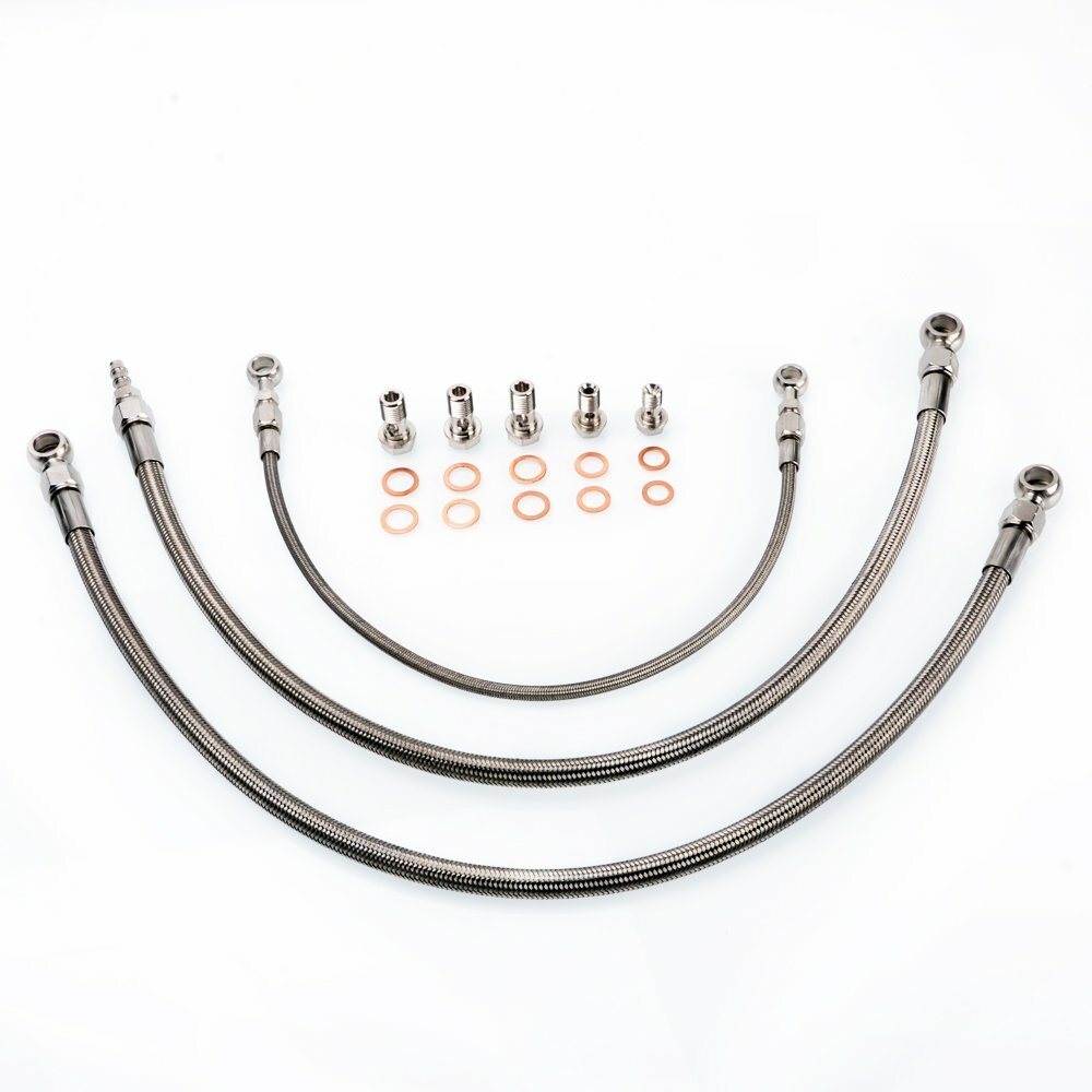 Fits SR20DET S13 T25 T28 6AN Journal Bearing Top Mount Oil & Water Line Kit