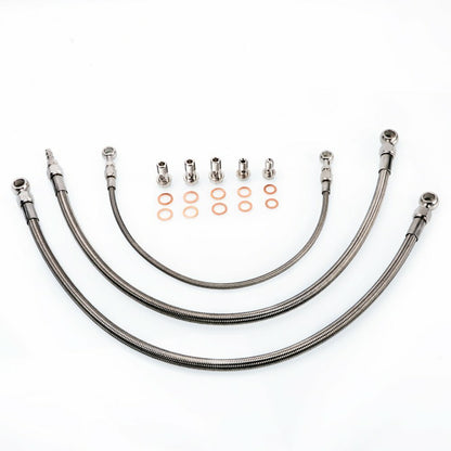 Fits SR20DET S13 T25 T28 6AN Journal Bearing Top Mount Oil & Water Line Kit