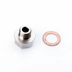 TRITDT Oil Water Boost Temp Sensor Adapter Kit M12x1.25mm to Female 1/8NPT