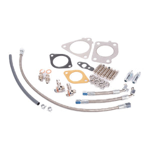 TRITDT Turbo Oil & Water Line Kit for Nissan Tiida Juke Pulsar TD04 Turbo