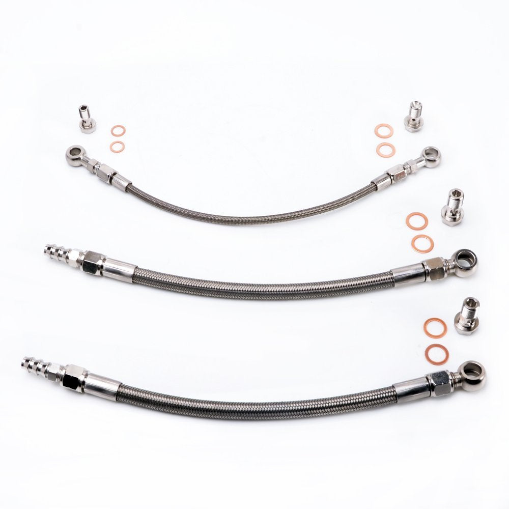 TRITDT Fits Mitsubishi 4G63T EVO Lancer 4/5/6/7/8/9 TD05HR Oil & Water Line Kit