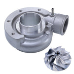 TRITDT for Mitsubishi TD04 TD04H TD04HL 19T Turbo Cover & Billet Wheel 6+6 Blade