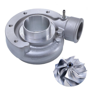 TRITDT for Mitsubishi TD04 TD04H TD04HL 19T Turbo Cover & Billet Wheel 6+6 Blade