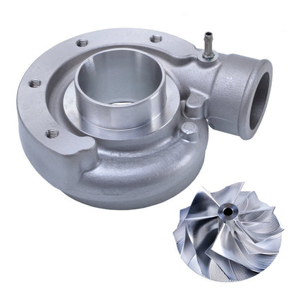 TRITDT for Mitsubishi TD04 TD04H TD04HL 19T Turbo Cover & Billet Wheel 6+6 Blade