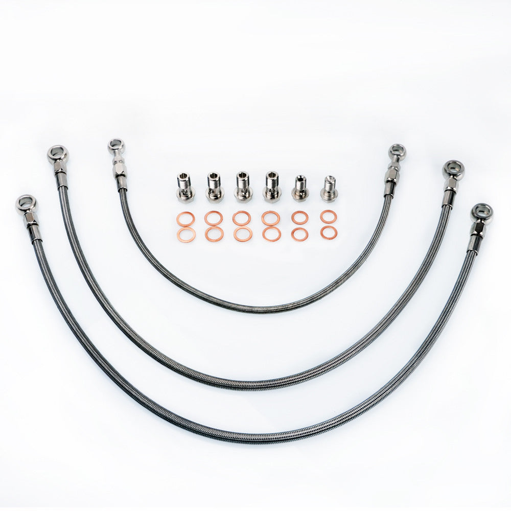 TRITDT Fits S14 S15 Top Mount w/ TRITDT TD05H TD06SL2 TD06H Oil & Water Line Kit