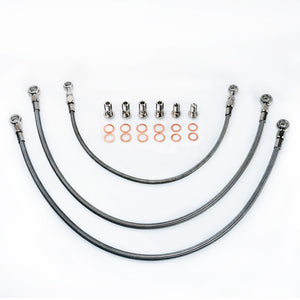 TRITDT Fits S14 S15 Top Mount w/ TRITDT TD05H TD06SL2 TD06H Oil & Water Line Kit