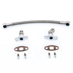 Turbo Oil Drain / Return Line Kit for Mitsubishi TD07 TD08 T67 35cm 8AN