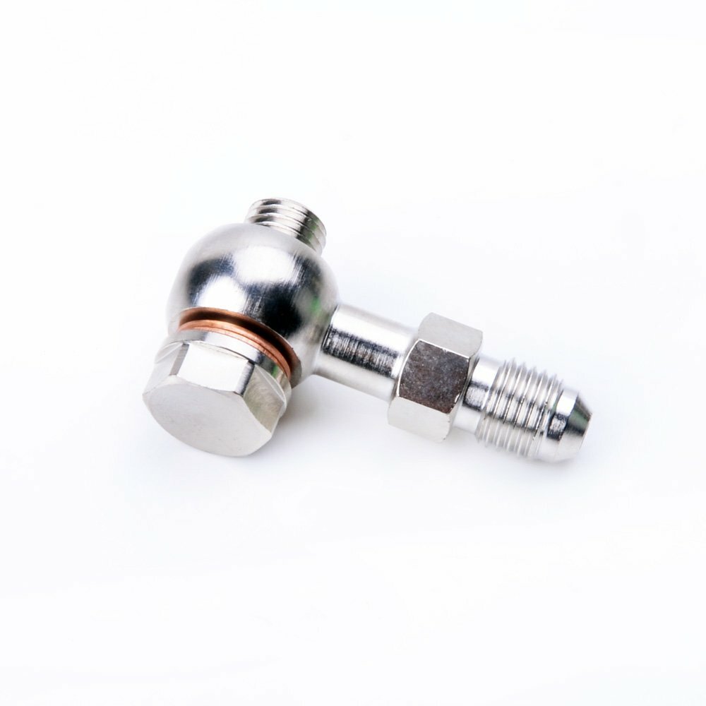 Fits Mitsubishi EVO 1~10 4G63T 4B11T Engine Block Banjo Bolt Kit M10x1.25 to 4AN