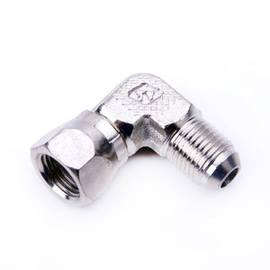 TRITDT 90Deg 6AN Female Swivel to 6AN Male Turbo Adapter