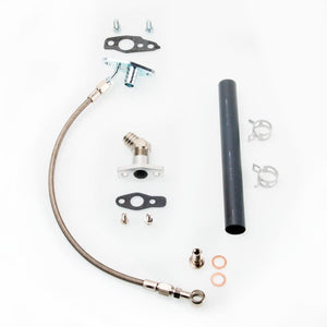 Fits TOYOTA 1KZ-TE w/ CT12B Land Cruiser Prado Hilux Oil Feed & Return Line Kit