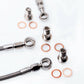 TRITDT Oil & Water Line Kit for 4B11T Lancer EVO X 10 w/ Stock TD05H /TD05HA